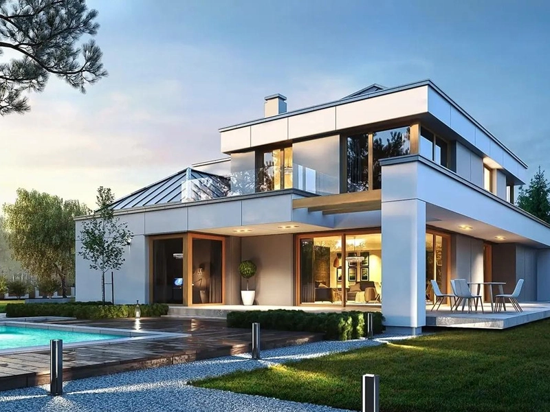 Anwendungen von architekto nischem Glas in passiven Haus fenstern