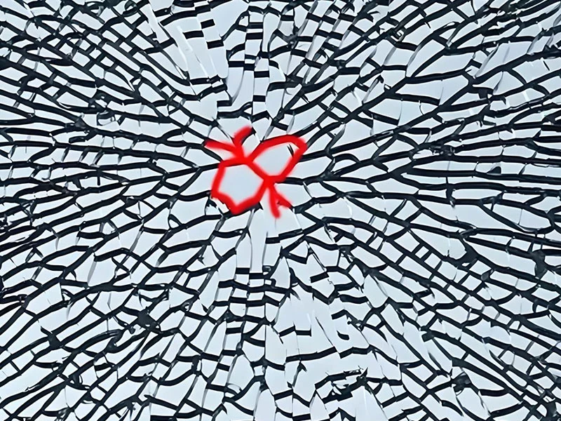 So bestimmen Sie, ob Glas bruch durch Selbst explosion oder menschliche Schäden verursacht wird