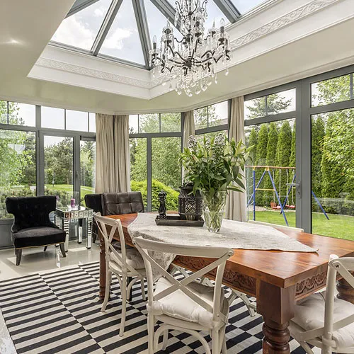 Die Winterräume sind im Winter warm und im Sommer kühl